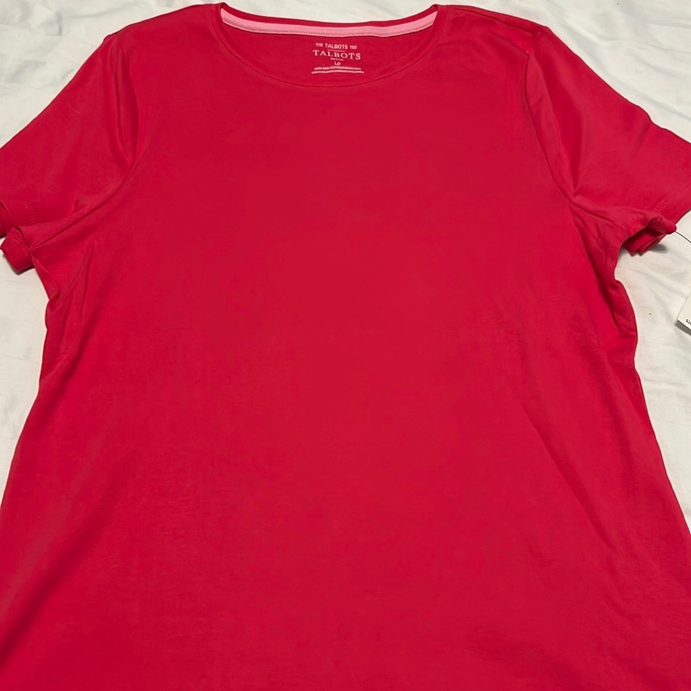 BNWT -Talbots t-shirt in hot pink